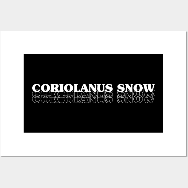 Coriolanus Snow hunger games Wall Art by pump logos